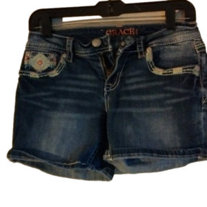 Grace size 27 blingy shorts.Look at those pockets! Great for summer.